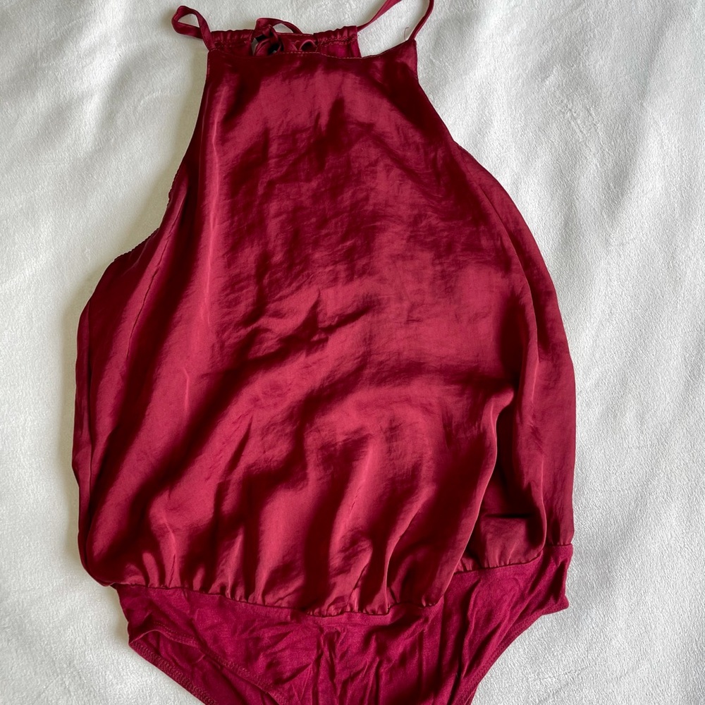Abercrombie & Fitch satin bodysuit